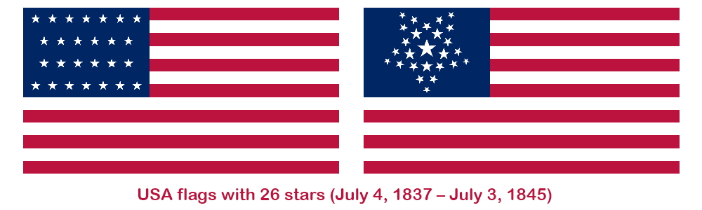 26-star USA flag