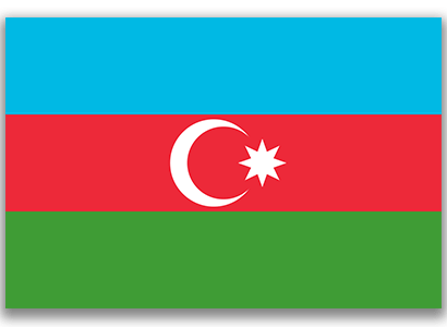 Azerbaijan Flag